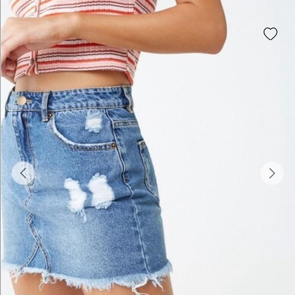 Forever 21 Los Angeles Women’s Blue Jean Skirt! - Picture 1 of 5